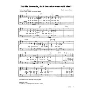 Produktbild des Artikels Ist dir bewusst, dass du sehr wertvoll bist / Du Vet Väl Om Att Du Vär Värdefull (Noten - Download)