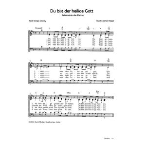 Produktbild des Artikels Du bist der Heilige Gottes (Noten - Download)
