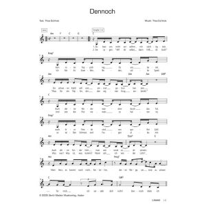 Produktbild des Artikels Dennoch (Noten - Download)
