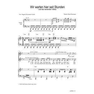 Produktbild des Artikels Wir warten hier seit Stunden (Noten - Download)