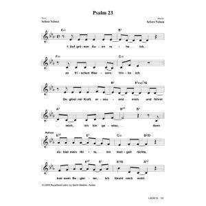 Produktbild des Artikels Psalm 23 (Noten - Download)