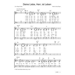 Produktbild des Artikels Deine Liebe, Herr, ist Leben (Noten - Download)