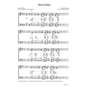 Produktbild des Artikels Wind Gottes / Sweet Wind (Noten - Download)