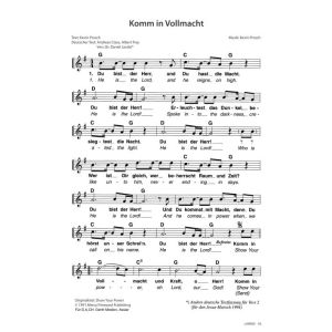 Produktbild des Artikels Komm in Vollmacht / Show Your Power (Noten - Download)