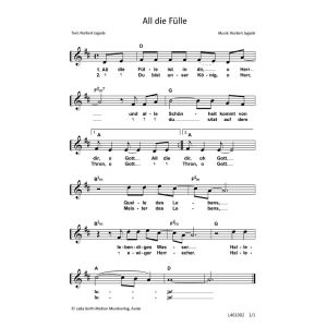 Produktbild des Artikels All die Fülle ist in dir (Noten - Download)