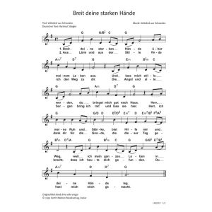 Produktbild des Artikels Breit deine starken Hände/ Bred dina vida vingar (Noten - Download)