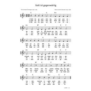 Produktbild des Artikels Gott ist gegenwärtig (Noten - Download)