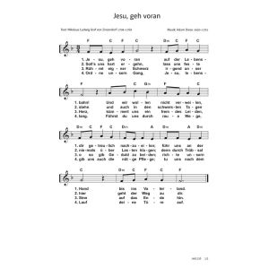 Produktbild des Artikels Jesu geh voran (Noten - Download)