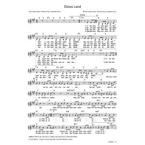 Produktbild des Artikels Dieses Land (Noten - Download)