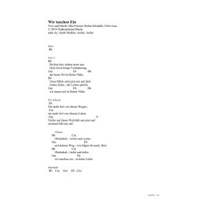 Produktbild des Artikels Wir tauchen ein (Noten - Download)