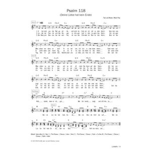 Produktbild des Artikels Psalm 118 (Noten - Download)