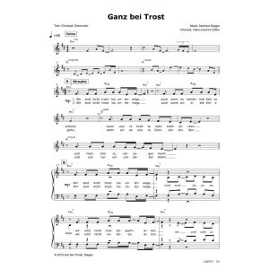 Produktbild des Artikels ganz bei Trost (Noten - Download)