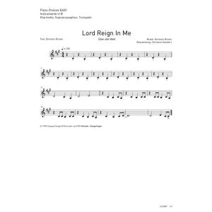Produktbild des Artikels Über alle Welt / Lord Reign In Me (Noten - Download)