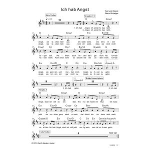 Produktbild des Artikels Ich hab Angst (Noten - Download)