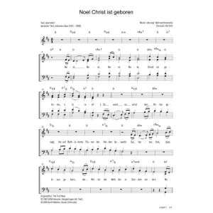 Produktbild des Artikels Noel Christ ist geboren / The First Noel (Noten - Download)