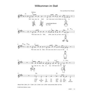 Produktbild des Artikels Willkommen im Stall (Noten - Download)
