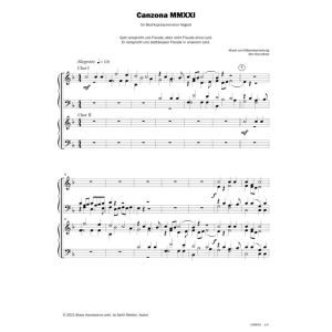 Produktbild des Artikels Canzona MMXXI (Noten - Download)