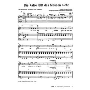 Produktbild des Artikels Die Katze lässt das Mausen nicht (Noten - Download)