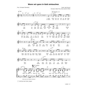 Produktbild des Artikels Wenn wir ganz in Gott eintauchen (Noten - Download)