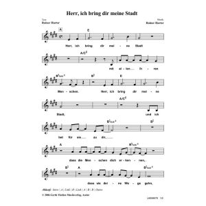 Produktbild des Artikels Herr, ich bring dir meine Stadt (Noten - Download)