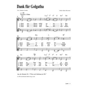 Produktbild des Artikels Dank für Golgatha (Noten - Download)
