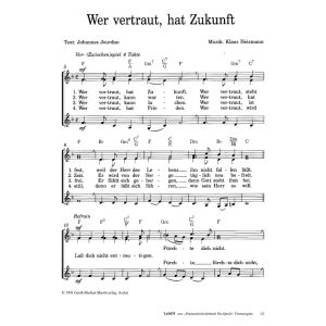 Produktbild des Artikels Wer vertraut, hat Zukunft (Noten - Download)