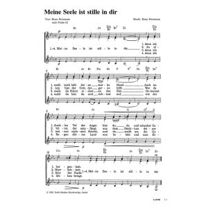 Produktbild des Artikels Meine Seele ist stille in dir (Noten - Download)