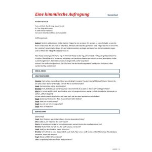 Produktbild des Artikels Eine himmlische Aufregung (Szenentexte) (Noten - Download)