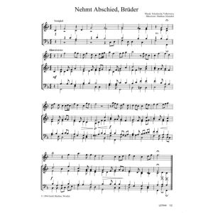 Produktbild des Artikels Nehmt Abschied, Brüder (Noten - Download)
