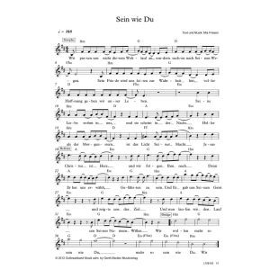 Produktbild des Artikels Sein wie du (Noten - Download)