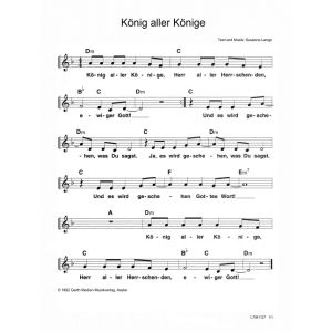 Produktbild des Artikels König aller Könige (Noten - Download)