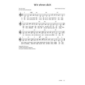 Produktbild des Artikels Wir ehren dich / Wij eren u (Noten - Download)