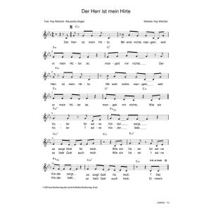 Produktbild des Artikels Der Herr ist mein Hirte (Noten - Download)