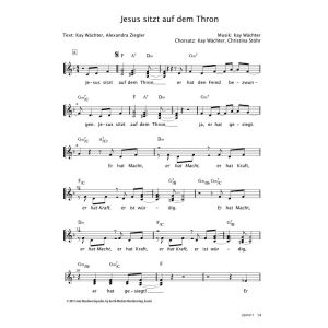 Produktbild des Artikels Jesus sitzt auf dem Thron (Noten - Download)