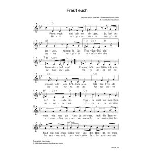 Produktbild des Artikels Freut euch / Hava nagila (Noten - Download)