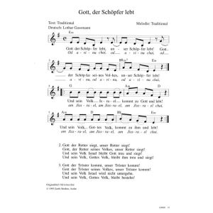 Produktbild des Artikels Gott, der Schöpfer lebt / Od avinu chai (Noten - Download)