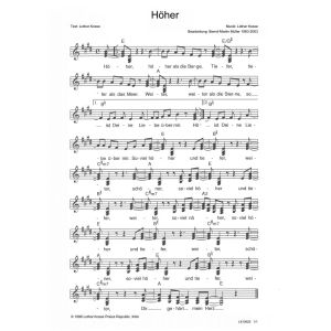 Produktbild des Artikels Höher (Noten - Download)