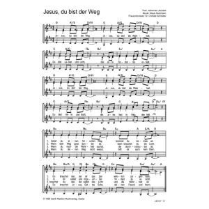 Produktbild des Artikels Jesus, du bist der Weg (Noten - Download)