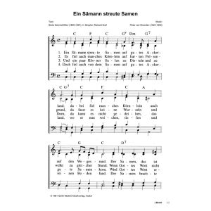 Produktbild des Artikels Ein Sämann streute Samen (Noten - Download)