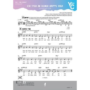 Produktbild des Artikels Ich steh an deiner Krippe hier (Noten - Download)