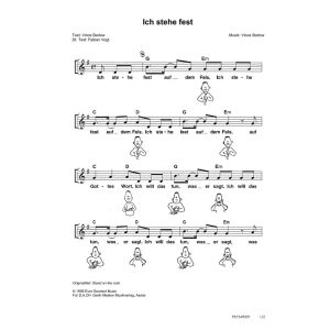 Produktbild des Artikels Ich stehe fest / Stand on the rock (Noten - Download)