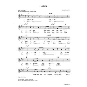 Produktbild des Artikels Jahwe / Yahwe (Noten - Download)