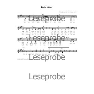 Produktbild des Artikels Dein Hüter (Noten - Download)