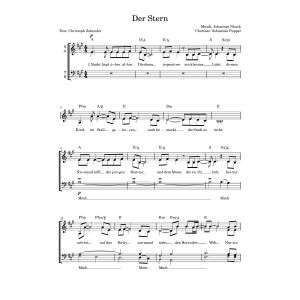 Produktbild des Artikels Der Stern (Noten - Download)
