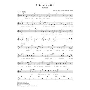 Produktbild des Artikels So lob ich dich (Noten - Download)