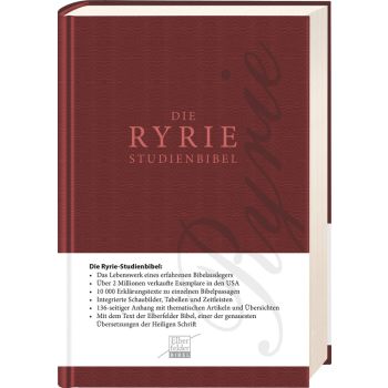 Produktbild des Artikels Ryrie-Studienbibel - ital. Kunstleder (Bibel - Kunstleder)