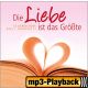 Du bist Liebe (Playback ohne Backings)