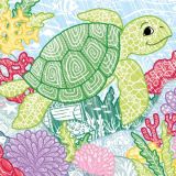 Stimmungsbild zu Zauberpapier Malbuch Strand und Meer