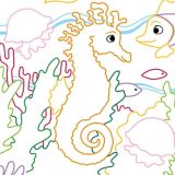 Stimmungsbild zu Zauberpapier Malbuch Strand und Meer