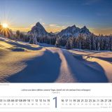 Stimmungsbild zu Schweizer Bergkalender 2026 - Deutsch